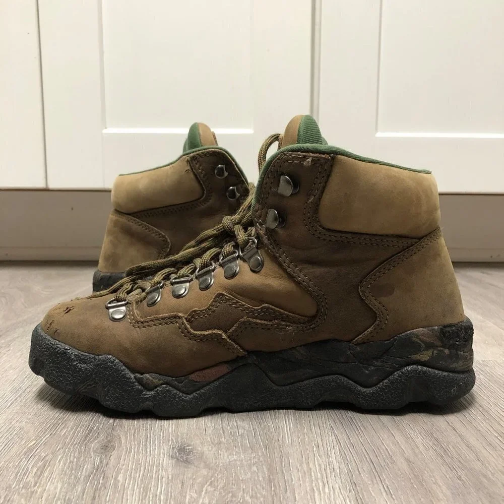 Timberland Men's Size 7 Boots Lace Up Outdoor Hiking Leather Shoes Waterproof